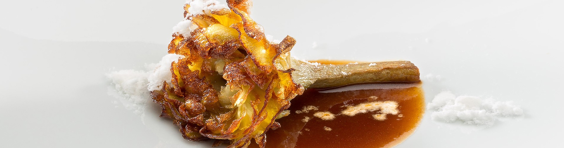 Alcachofa frita del Restaurante Remigio de Tudela