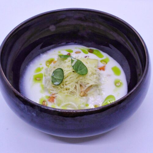 Ensalada de Espárragos. Restaurante Baserriberri. Pamplona