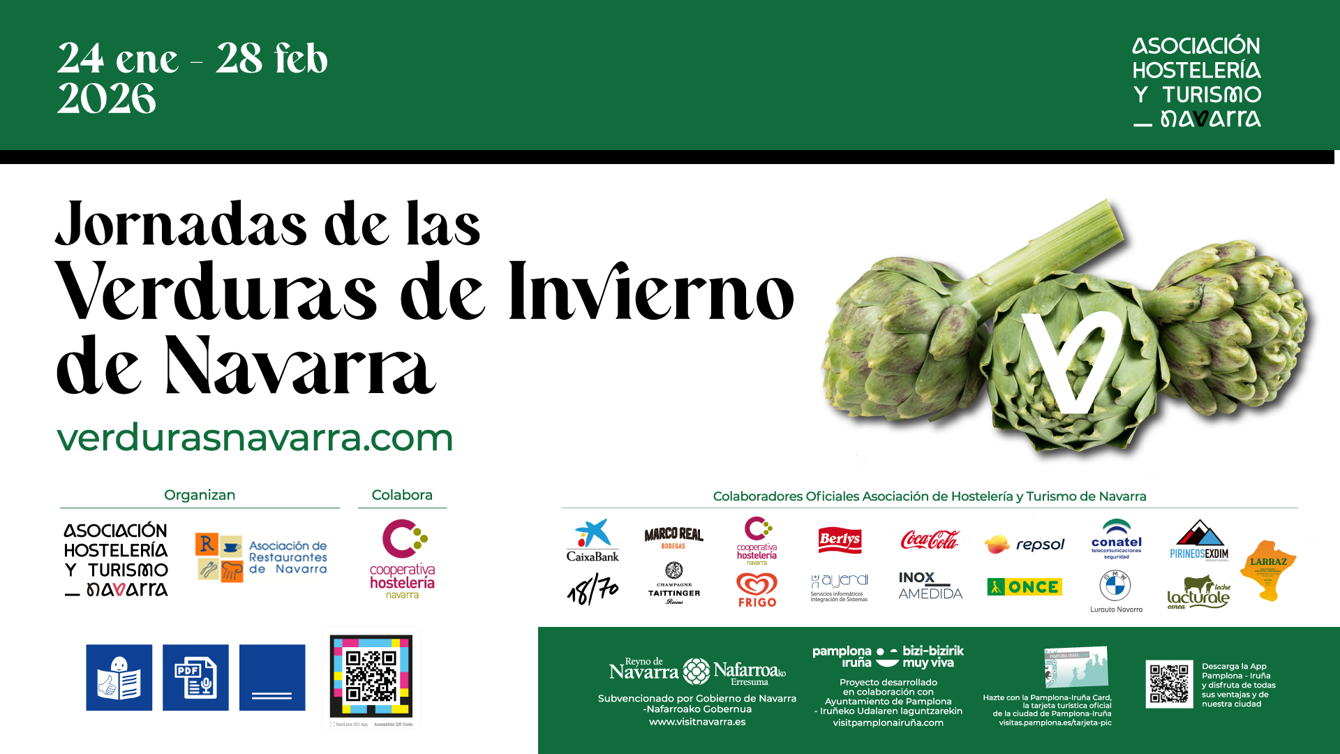 Cartel Jornadas Verduras de Invierno